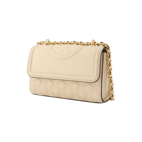 Fleming Small Hobo Bag - Tory Burch - New Cream - Leather - Picture 2 of 4